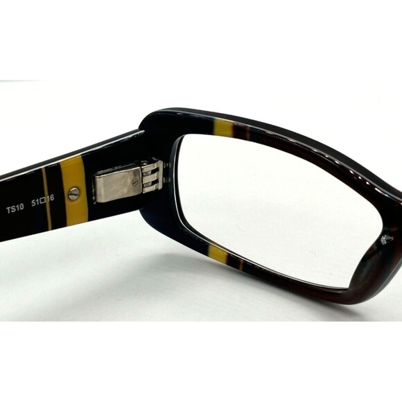 Kate Spade KSR02 TS10 51-16 Eyeglasses Frames Only Dk Tortoise MultiColr Stripe - Picture 8 of 16